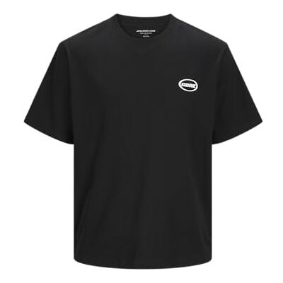 JACK & JONES herr Jcolido foto back tee Ss crew neck, svart, S JACK & JONES herr Jcolido foto back tee Ss crew neck, svart, S