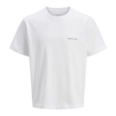 JACK & JONES Jormarrakesh Back Tee Ss Crew Neck, Ljus vit, S JACK & JONES Jormarrakesh Back Tee Ss Crew Neck, Ljus vit, S
