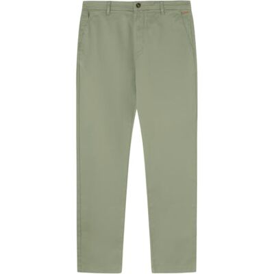 Springfield Chino smala enfärgade byxor för män, Vattengrön, 44 Springfield Chino smala enfärgade byxor för män, Vattengrön, 44