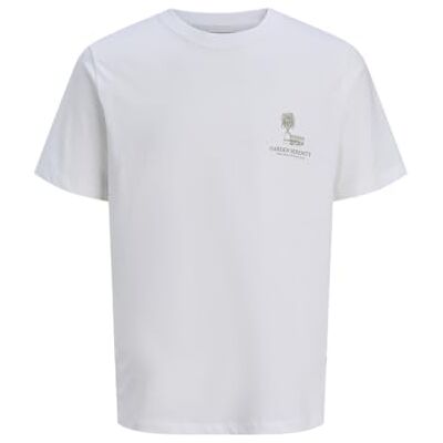 JACK & JONES Jorbillyburg Back Graphic Tee Ss Cn, Ljus vit, L JACK & JONES Jorbillyburg Back Graphic Tee Ss Cn, Ljus vit, L