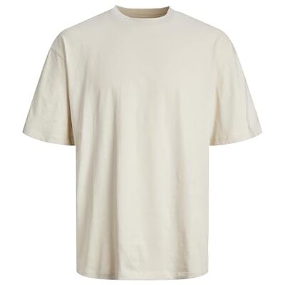 JACK & JONES Jjebradley Tee Ss Noos, Moonbeam, L JACK & JONES Jjebradley Tee Ss Noos, Moonbeam, L