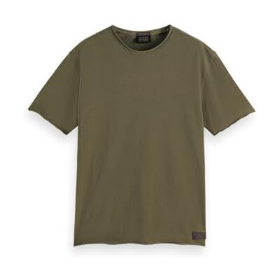 Scotch & Soda Raw Edge Relaxed fit T-shirt, Klassisk grön 250, XXL Scotch & Soda Raw Edge Relaxed fit T-shirt, Klassisk grön 250, XXL
