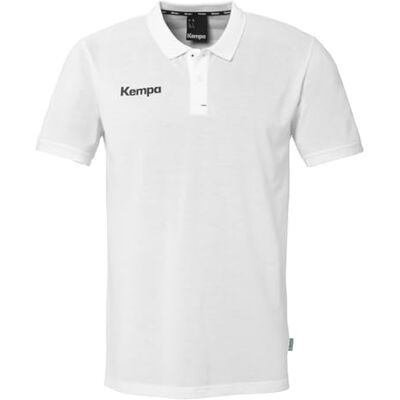 Kempa Prime Polo Shirt handboll fitness pikétröja män, kvinnor och barn – t-shirt med polokrage, Vit, XXL Kempa Prime Polo Shirt handboll fitness pikétröja män, kvinnor och barn – t-shirt med polokrage, Vit, XXL