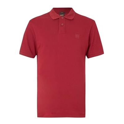 Boss Polo för män, Mörkröd 605, XL Boss Polo för män, Mörkröd 605, XL