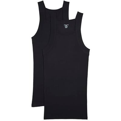 Evolve unisex vuxen Cotton Comfort Square Cut Tank Multi Pack Underlager överdel Evolve unisex vuxen Cotton Comfort Square Cut Tank Multi Pack Underlager överdel
