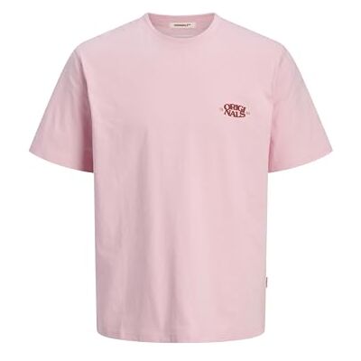 JACK & JONES herr Jortavira typ tillbaka tess crew neck oc25, Tickled rosa, L JACK & JONES herr Jortavira typ tillbaka tess crew neck oc25, Tickled rosa, L