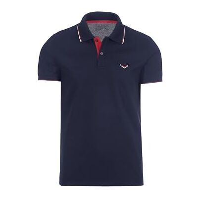 Trigema Pikétröja för män, Blå (Navy 046), S Trigema Pikétröja för män, Blå (Navy 046), S