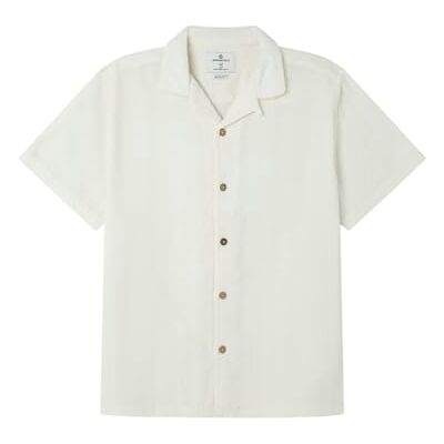 Springfield Jaquard Bowling Beige T-shirt för herr, Elfenben, L Springfield Jaquard Bowling Beige T-shirt för herr, Elfenben, L
