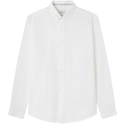 Springfield Garment Diyed Structure T-shirt för män, Standard vit, M Springfield Garment Diyed Structure T-shirt för män, Standard vit, M