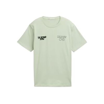 TOM TAILOR T-shirt för pojkar, 37135 – Ljusgrå grön, 176 TOM TAILOR T-shirt för pojkar, 37135 – Ljusgrå grön, 176