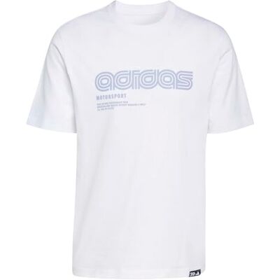 adidas Mezczyzni MOTORSPORT LINEAR GRAPHIC T-SHIRT, white, L adidas Mezczyzni MOTORSPORT LINEAR GRAPHIC T-SHIRT, white, L