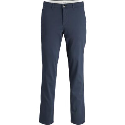 JACK & JONES Jpstmarco Jjturner chinobyxor för män, marinblå blazer, 30W / 32L JACK & JONES Jpstmarco Jjturner chinobyxor för män, marinblå blazer, 30W / 32L