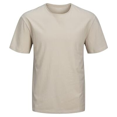 JACK & JONES JACK&JONES JJESUMMER Tee SS O-Neck NOOS, Moonbeam, L JACK & JONES JACK&JONES JJESUMMER Tee SS O-Neck NOOS, Moonbeam, L