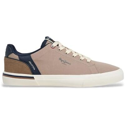 Pepe Jeans Kenton State M, Sneak Män, Malt Beige Brun, 42 EU Pepe Jeans Kenton State M, Sneak Män, Malt Beige Brun, 42 EU