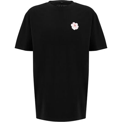 Tee Herr sommar of love oversize t-shirt, svart, S Tee Herr sommar of love oversize t-shirt, svart, S