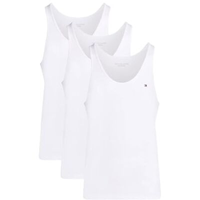 Tommy Hilfiger Herr linne, Vit (vit/vit), XL Tommy Hilfiger Herr linne, Vit (vit/vit), XL