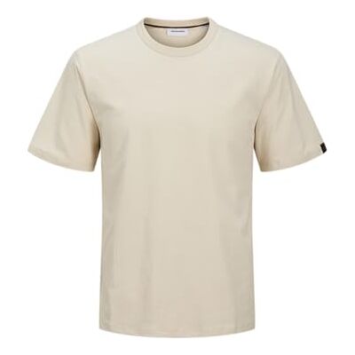 JACK & JONES Jjfinny Tee Ss Crew Neck, Moonbeam, L JACK & JONES Jjfinny Tee Ss Crew Neck, Moonbeam, L