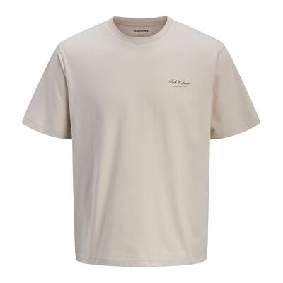 JACK & JONES Jjearchive Graphic Tee Ss O-Neck Noos, Moonbeam, S JACK & JONES Jjearchive Graphic Tee Ss O-Neck Noos, Moonbeam, S