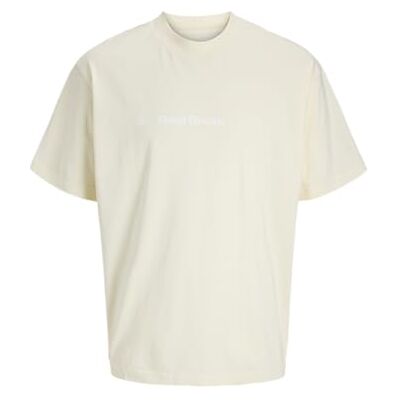 JACK & JONES Jcoinfinity Placement Tee Ss Crew Neck, Söt majs, M JACK & JONES Jcoinfinity Placement Tee Ss Crew Neck, Söt majs, M