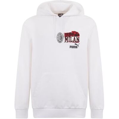 A.C. Milan ftblNRGY huvtröja, sportig fotbollströja officiell produkt, vit, XXL A.C. Milan ftblNRGY huvtröja, sportig fotbollströja officiell produkt, vit, XXL