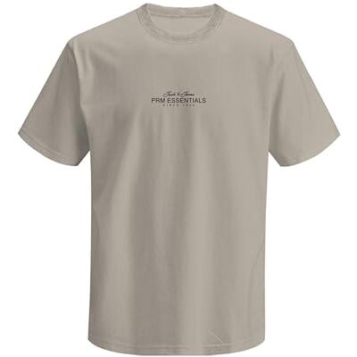 JACK & JONES Jprblacasper Ss Tee FST, Silverfoder, M JACK & JONES Jprblacasper Ss Tee FST, Silverfoder, M