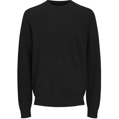 JACK & JONES RDDBROOKS Knit Crew Neck L/S NOOS, svart, XXL JACK & JONES RDDBROOKS Knit Crew Neck L/S NOOS, svart, XXL