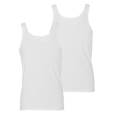 LVB Bio Cotton Canotta för män i bomull Biologico Certificato (Pacco Da 2) (2-pack), VIT, 6 (EU L) LVB Bio Cotton Canotta för män i bomull Biologico Certificato (Pacco Da 2) (2-pack), VIT, 6 (EU L)