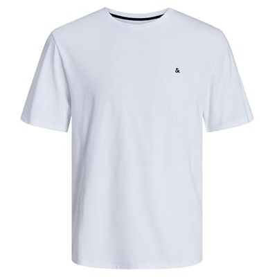 JACK & JONES Jjepaulos Tee Ss Crew Neck Noos, Vit, S JACK & JONES Jjepaulos Tee Ss Crew Neck Noos, Vit, S