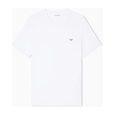 Giorgio Armani Essential Cotton Crew Neck T-shirt, Vit, L, Monterad, Vitt, L Giorgio Armani Essential Cotton Crew Neck T-shirt, Vit, L, Monterad, Vitt, L