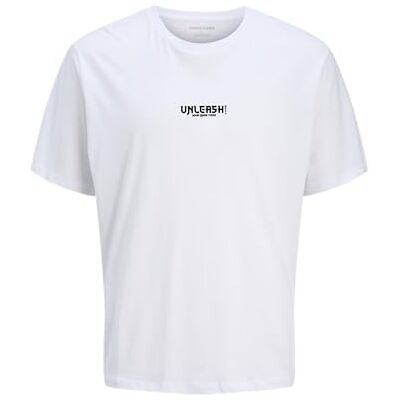 JACK & JONES Jjmiko Tee Ss Crew Neck, Vit, XS JACK & JONES Jjmiko Tee Ss Crew Neck, Vit, XS