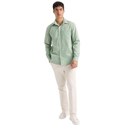DeFacto chinobyxor för män – snygga och bekväma herrbyxor – klassiska chinos byxor för en modern look och högsta, Lt.beige, 38W / 34L DeFacto chinobyxor för män – snygga och bekväma herrbyxor – klassiska chinos byxor för en modern look och högsta, Lt.beige, 38W / 34L