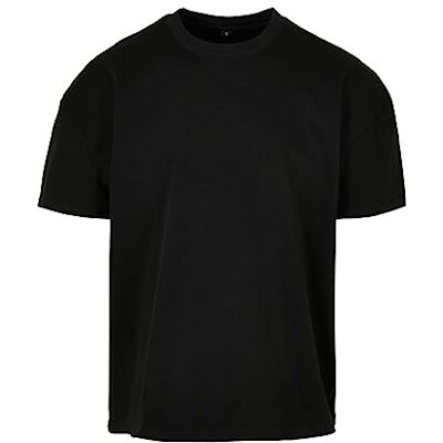 Build Your Brand T-shirt för män, ultratyst bomullslåda, basic t-shirt för män, överdimensionerad passform, storlekar XS – 5XL, svart, XXL Build Your Brand T-shirt för män, ultratyst bomullslåda, basic t-shirt för män, överdimensionerad passform, storlekar XS – 5XL, svart, XXL