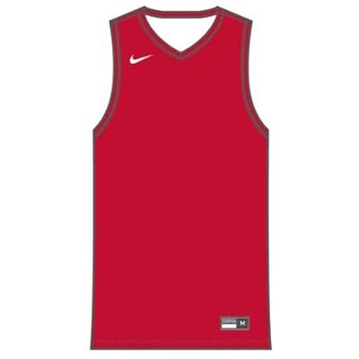 NIKE Mens Team25 Basketball Stock Reversible Jersey University Red NIKE Mens Team25 Basketball Stock Reversible Jersey University Red