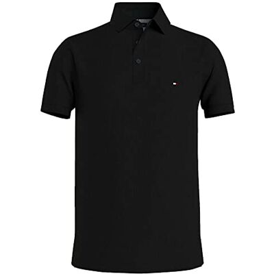 Tommy Hilfiger MW0MW17771 Polotröja, XXL, Svart Tommy Hilfiger MW0MW17771 Polotröja, XXL, Svart