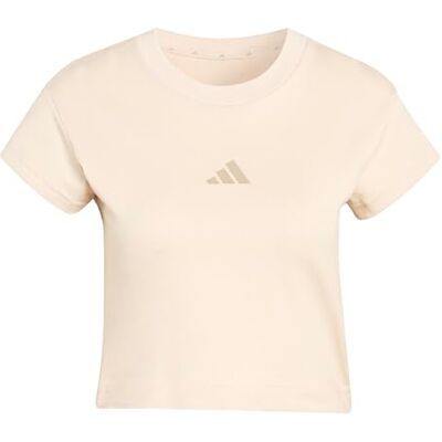 adidas Kobiety FUTURE ICONS SMALL LOGO BABY T-SHIRT, Crystal Linen, XL adidas Kobiety FUTURE ICONS SMALL LOGO BABY T-SHIRT, Crystal Linen, XL