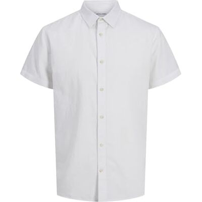 JACK & JONES JJESUMMER skjorta SS SN, Vit, M JACK & JONES JJESUMMER skjorta SS SN, Vit, M