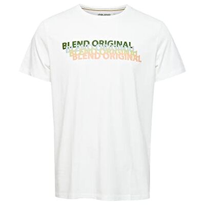 Blend T-shirt för män, 110602/snövit, S Blend T-shirt för män, 110602/snövit, S