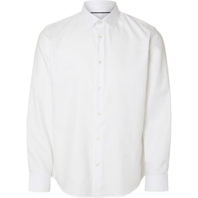 SELECTED FEMME Slhslimclark Shirt Ls Noos, Ljus vit, XL SELECTED FEMME Slhslimclark Shirt Ls Noos, Ljus vit, XL