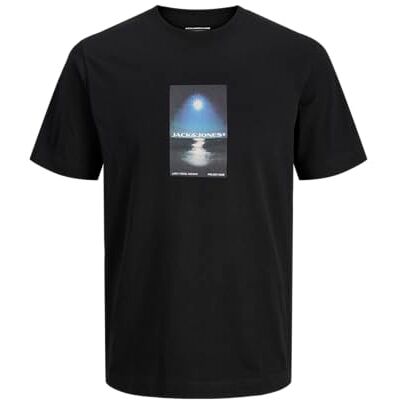 JACK & JONES herr Jcocalma Photo Tee Ss Crew Neck FST, svart, L JACK & JONES herr Jcocalma Photo Tee Ss Crew Neck FST, svart, L