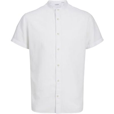 JACK & JONES JJESUMMER bandskjorta SS SN, Vit, S JACK & JONES JJESUMMER bandskjorta SS SN, Vit, S
