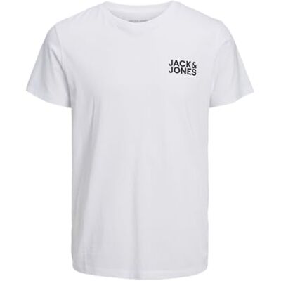 JACK & JONES Jjecorp logo Tee Ss O-Neck Noos Pls – plus size, Vit, XXL JACK & JONES Jjecorp logo Tee Ss O-Neck Noos Pls – plus size, Vit, XXL