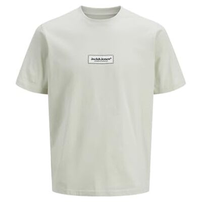 JACK & JONES Jorsplit Fakestitch branding Tee Ss Cn, Celadon Tint, XS JACK & JONES Jorsplit Fakestitch branding Tee Ss Cn, Celadon Tint, XS