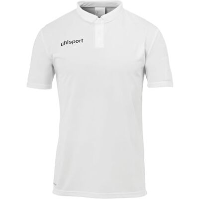 uhlsport Essential pikétröja för män, vit, 152, Vit uhlsport Essential pikétröja för män, vit, 152, Vit