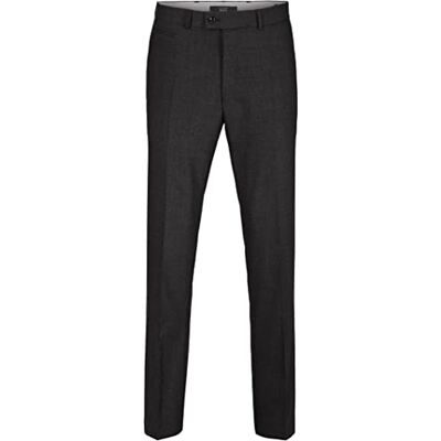 Brax Herr normal passform platt front tygbyxor stil Enrico byxor, Svart 1, 36W x 30L Brax Herr normal passform platt front tygbyxor stil Enrico byxor, Svart 1, 36W x 30L