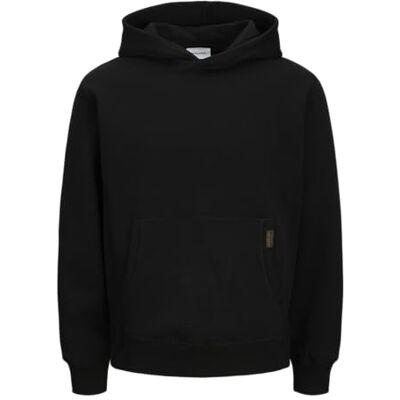 JACK & JONES Jjfiny Sweat Hood för män, svart, M JACK & JONES Jjfiny Sweat Hood för män, svart, M