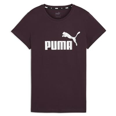 PUMA Unisex Ess+ Metallisk Logo T-tröjor PUMA Unisex Ess+ Metallisk Logo T-tröjor