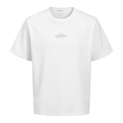 JACK & JONES Joracapulco Back Tee Ss Crew Neck, Ljus vit, S JACK & JONES Joracapulco Back Tee Ss Crew Neck, Ljus vit, S