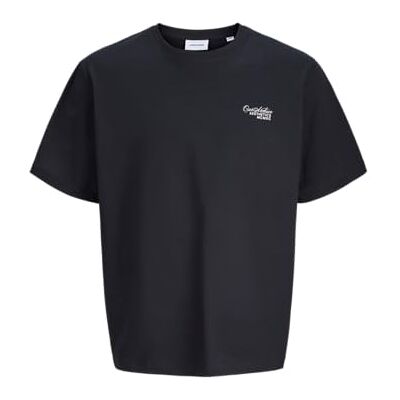 JACK & JONES Jjroar Tee Ss Crew Neck, svart, M JACK & JONES Jjroar Tee Ss Crew Neck, svart, M