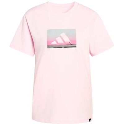 adidas Kobiety OUTDOOR ADVENTURE GRAPHIC TSHIRT, clear pink, S adidas Kobiety OUTDOOR ADVENTURE GRAPHIC TSHIRT, clear pink, S
