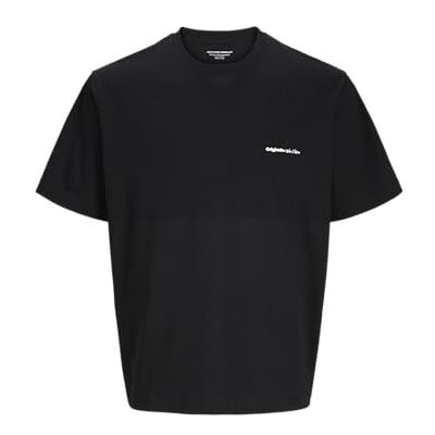 JACK & JONES Jorparos Abstract Tee Ss Crew Neck, svart, XL JACK & JONES Jorparos Abstract Tee Ss Crew Neck, svart, XL